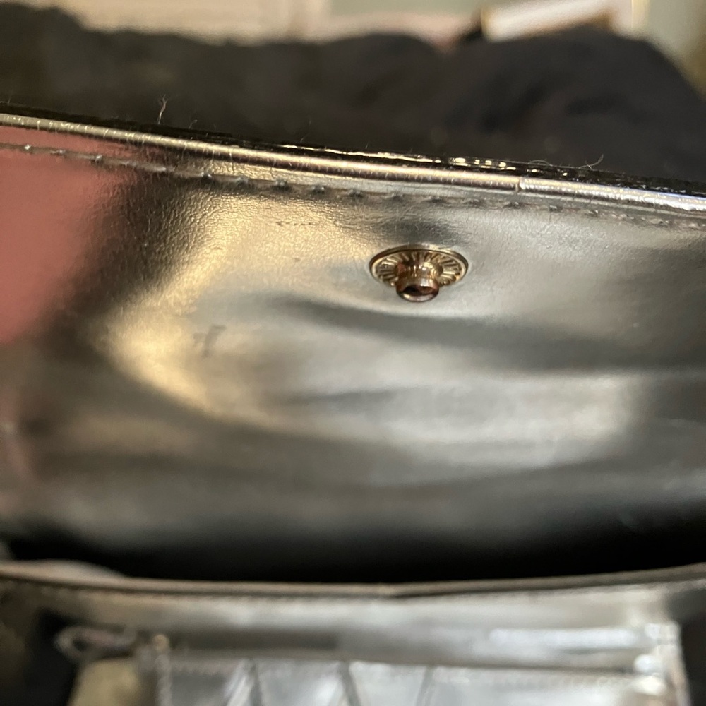 Victorias Secret Luxe Python Silver Wristlet - image 6